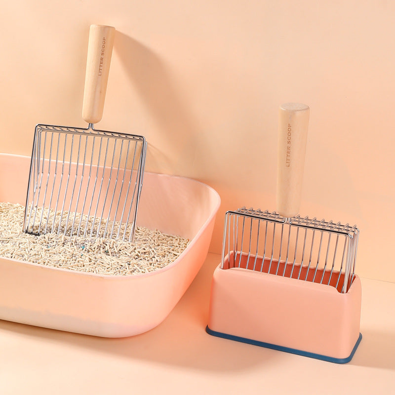 Metal Filter Cat Litter Shovel Set Pet Toilet Cleaning - PetsDreamy