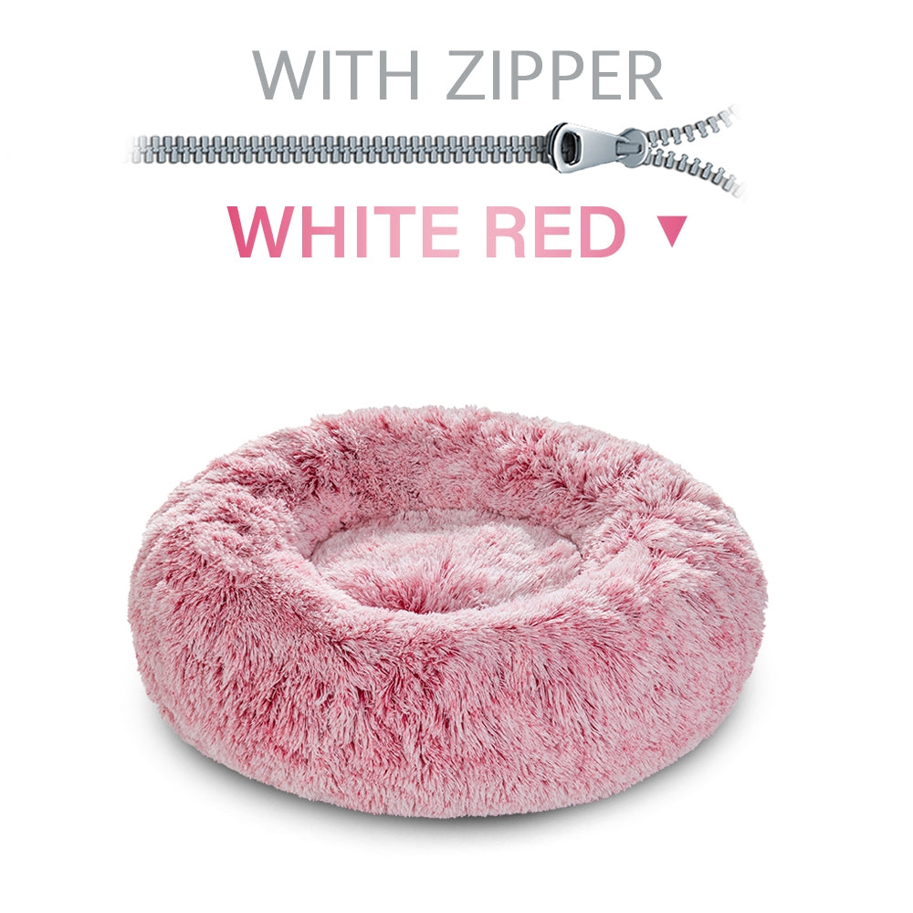 Fluffy Donut Dog Bed - PetsDreamy