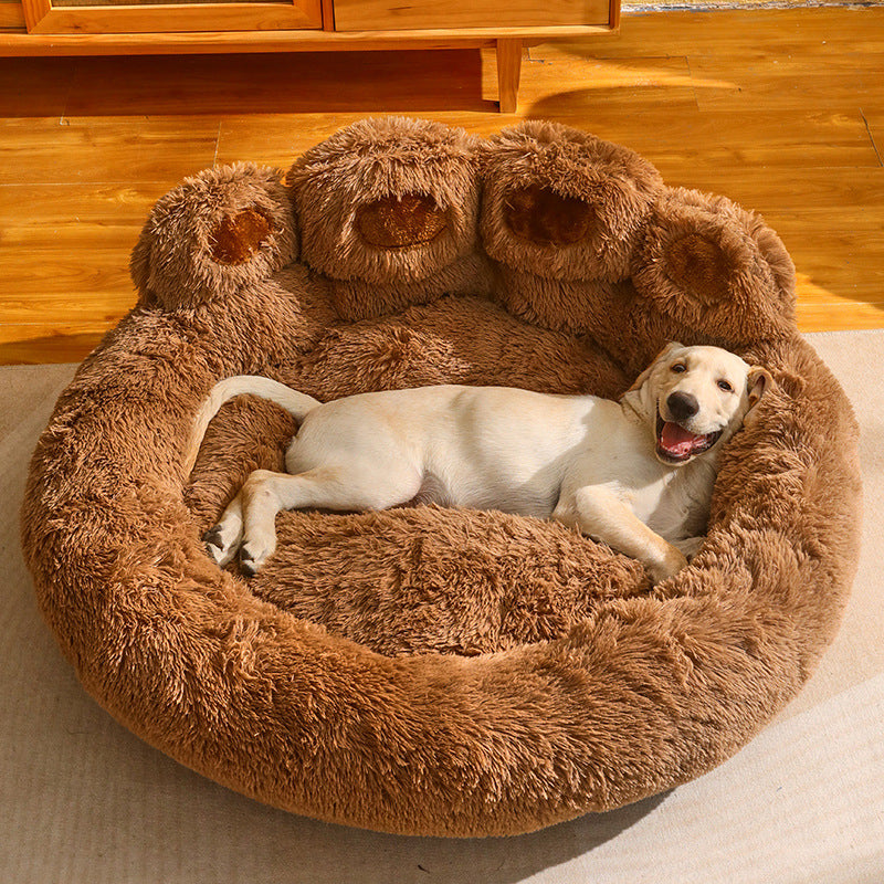 Dog Bed Cat Mat Round Large Pet House - PetsDreamy