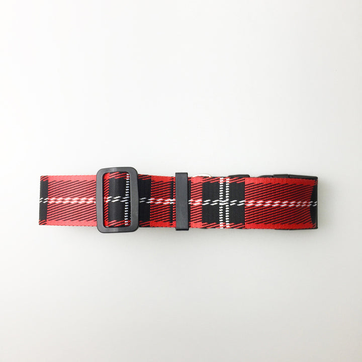 Pet Dog Collar Check Pattern Leash - PetsDreamy