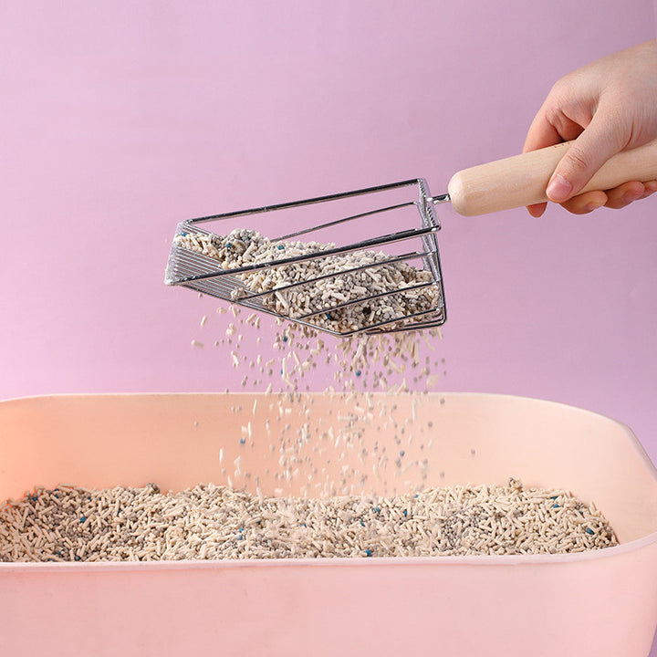 Metal Filter Cat Litter Shovel Set Pet Toilet Cleaning - PetsDreamy