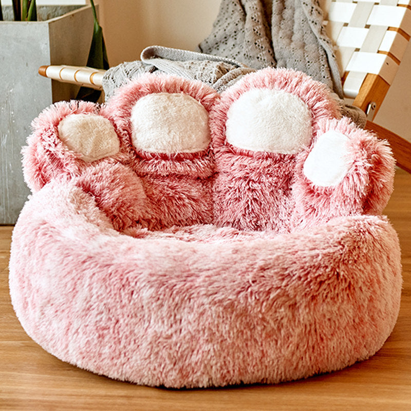 Dog Bed Cat Mat Round Large Pet House - PetsDreamy