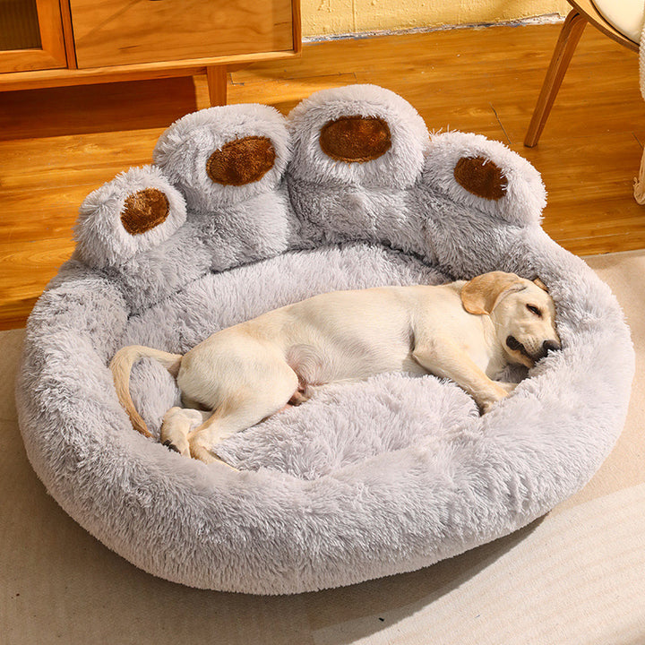 Dog Bed Cat Mat Round Large Pet House - PetsDreamy