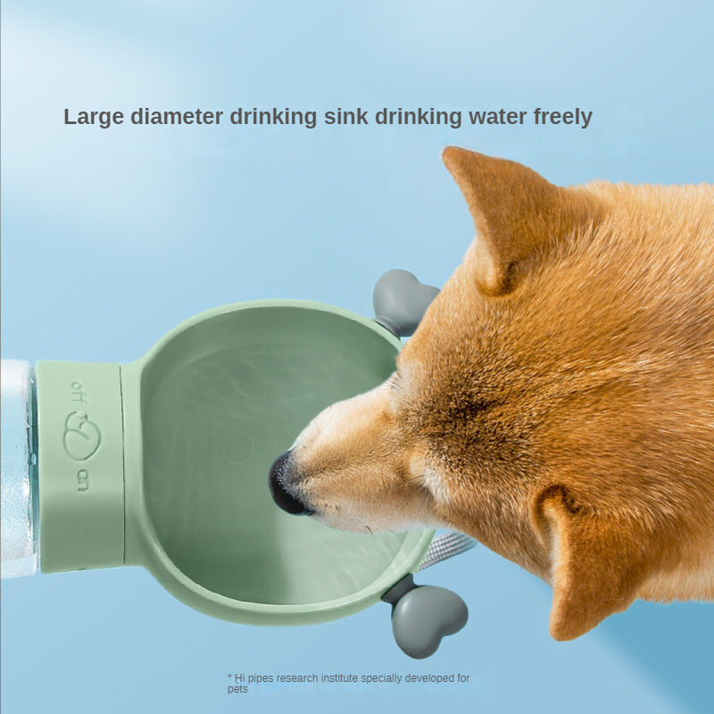 2 In 1 Dog Water Bottle Dispenser With Food - PetsDreamy