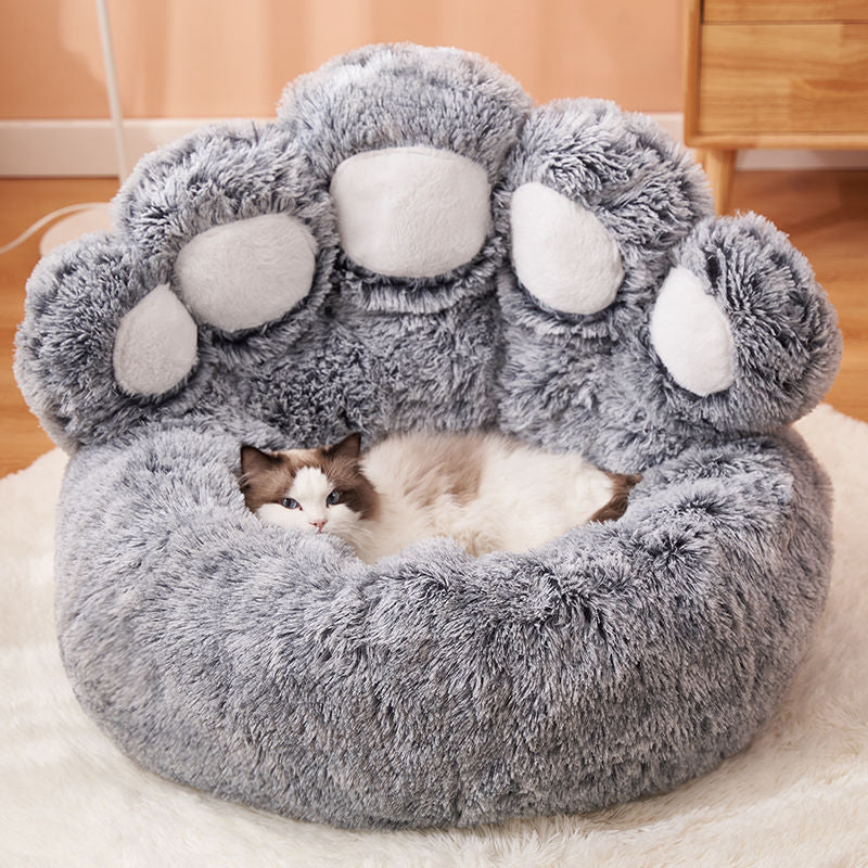 Dog Bed Cat Mat Round Large Pet House - PetsDreamy