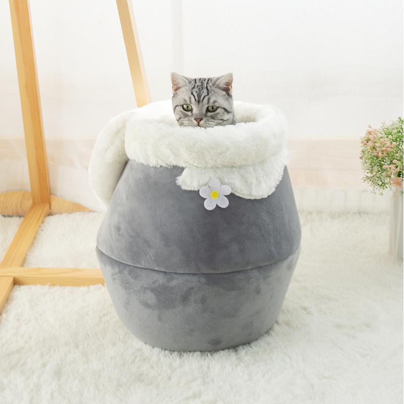 PetsDreamy™ - 3-in-1 Honey Pot Cat Bed - PetsDreamy