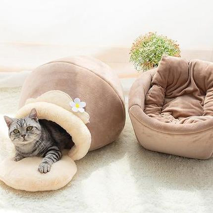 PetsDreamy™ - 3-in-1 Honey Pot Cat Bed - PetsDreamy