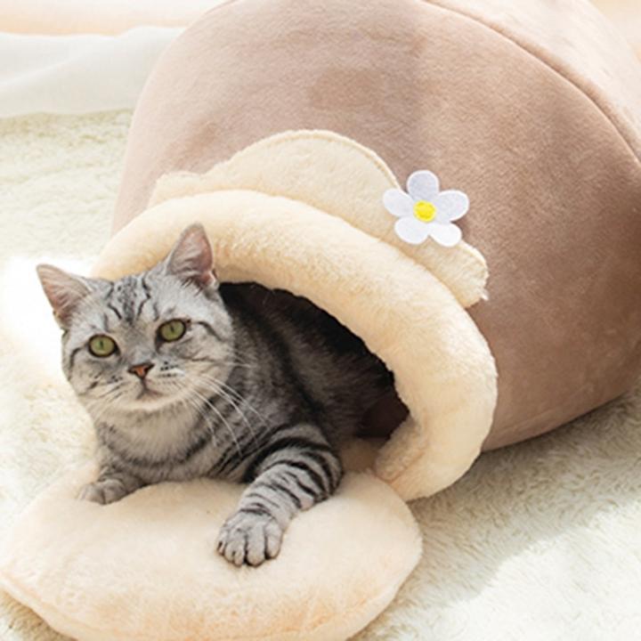 PetsDreamy™ - 3-in-1 Honey Pot Cat Bed - PetsDreamy